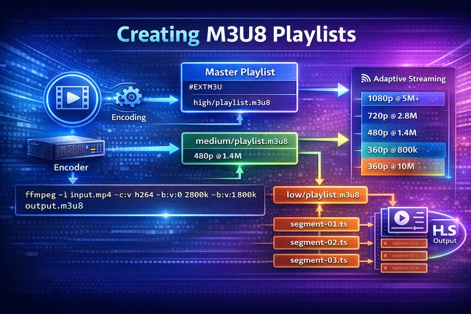Creating & Optimizing M3U8 Playlists - Complete Streaming Guide